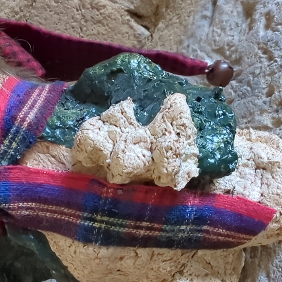 Primitive Artist-Made Folk Art Snowman - Picture 8 of 9